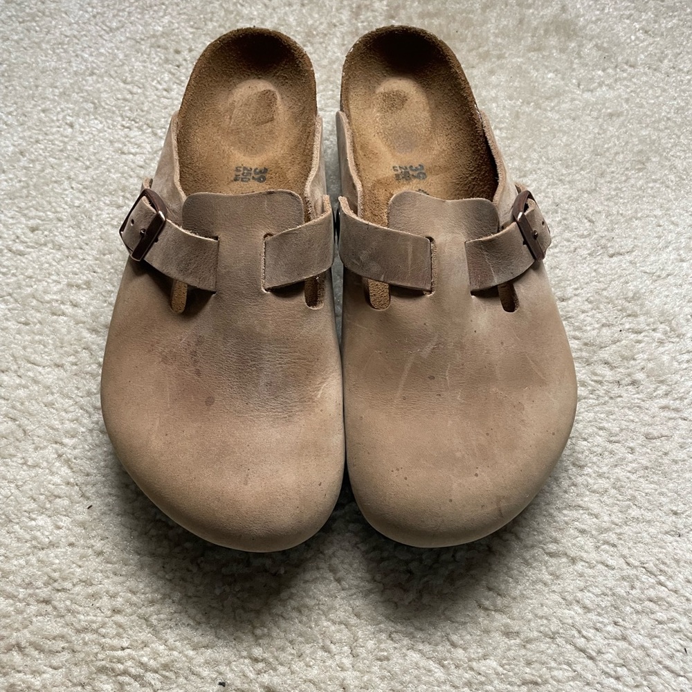 Birkenstock Boston Soft Oiled Clogs- Size 39